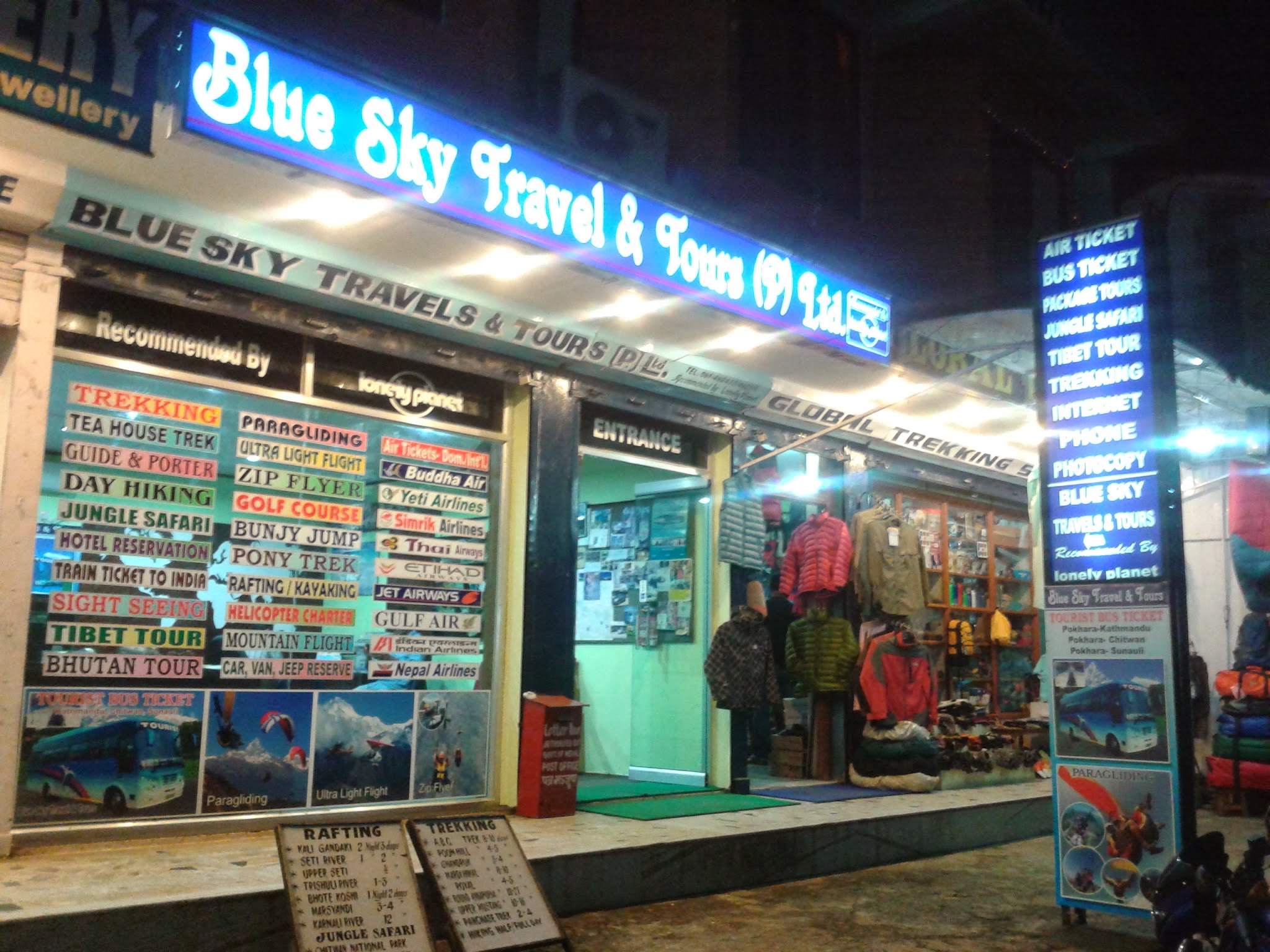 blue sky travel address