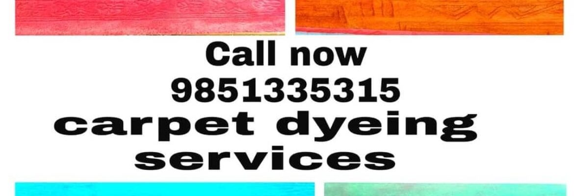 carpet dyeing service